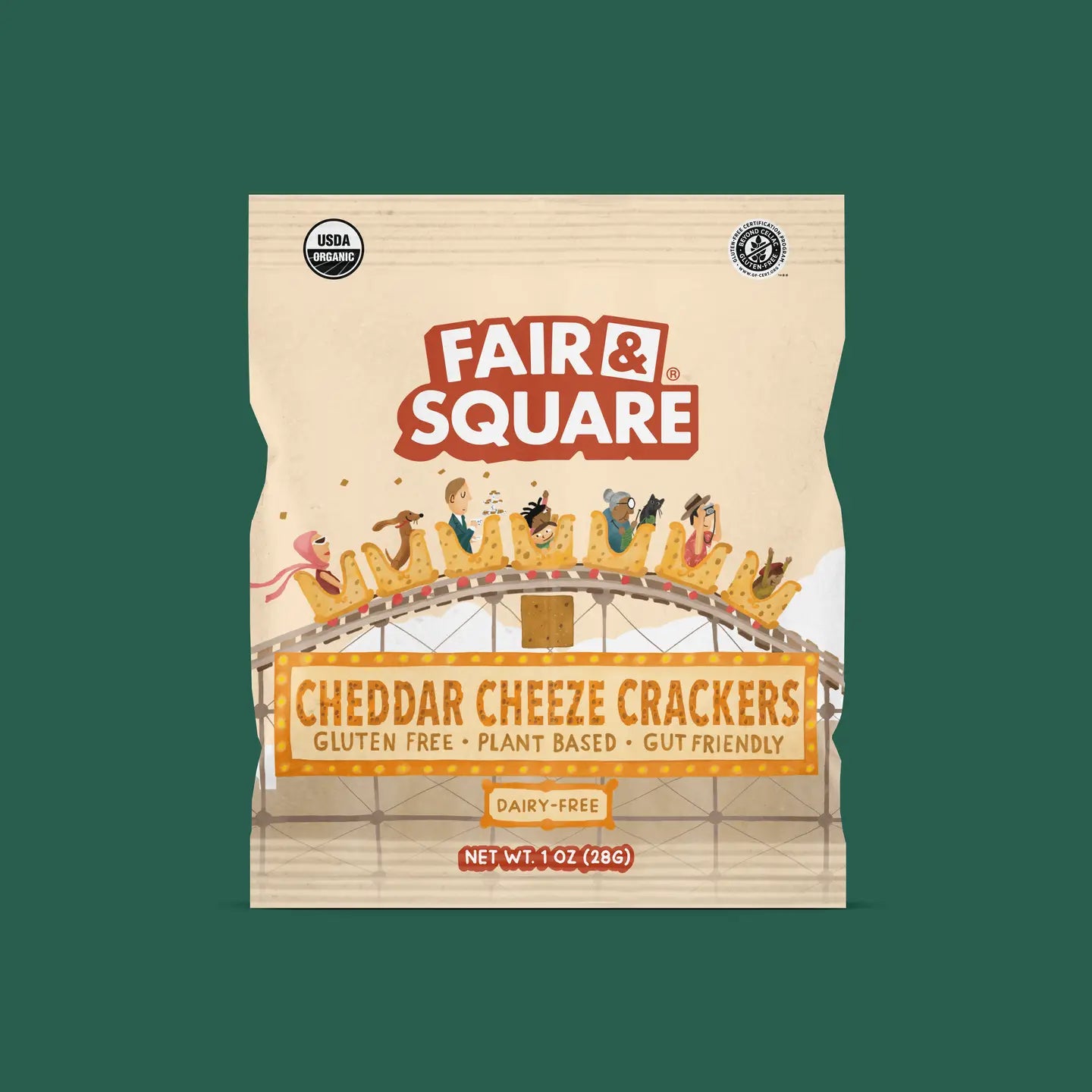 Cheddar Cheeze Crackers | 1oz Snack Pack