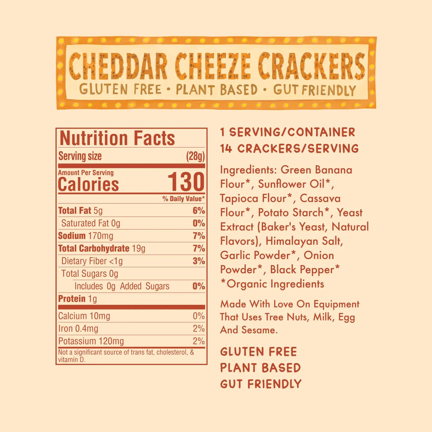 Cheddar Cheeze Crackers | 1oz Snack Pack