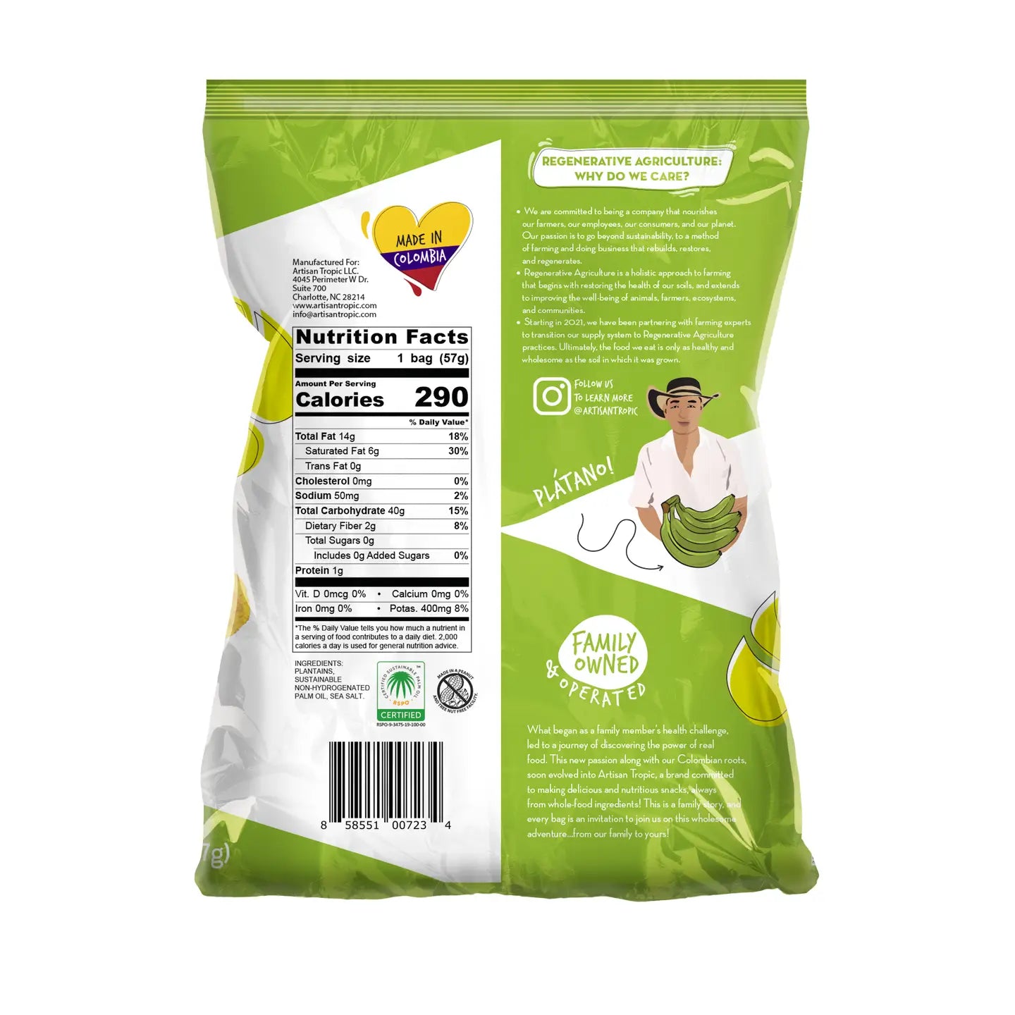 Plantain Strips Sea Salt